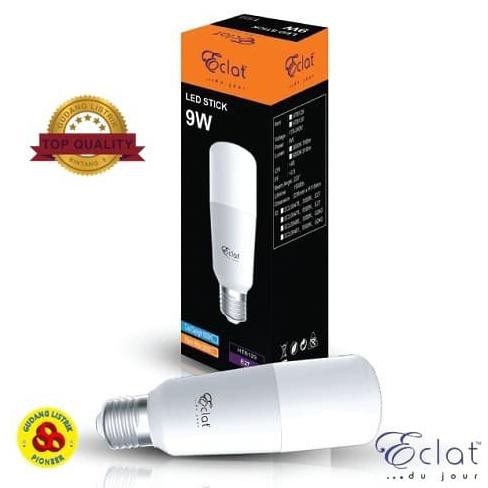 ELEKTRONIK | LAMPU | ↳ PERLENGKAPAN LISTRIK | ECLAT LAMPU LED STICK 9W PENGGANTI PL-C PUTIH 9 WATT