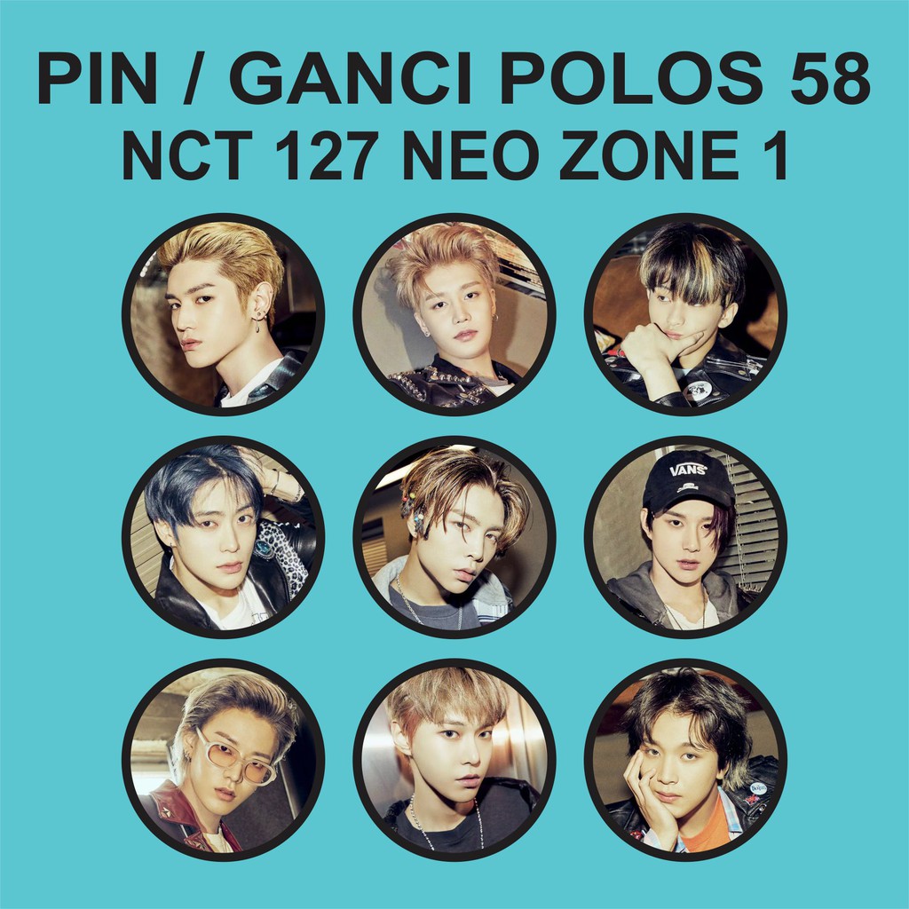 (READY STOCK) PIN / GANTUNGAN KUNCI POLOS 58 MM - NCT 127 NEO ZONE 1