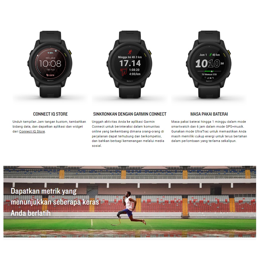 Garmin Forerunner 745 / FR745 - Garansi Resmi TAM 2 Tahun