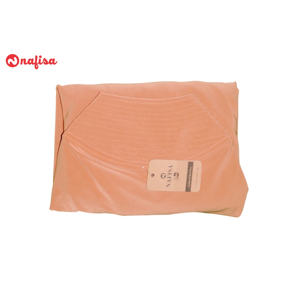 Jilbab Instan Bergo Syar'i Nafisa RETANIA | Kerudung Bergo Pad Kecil Hijab Instan Jumbo Polos Nafisa Original-Unstig