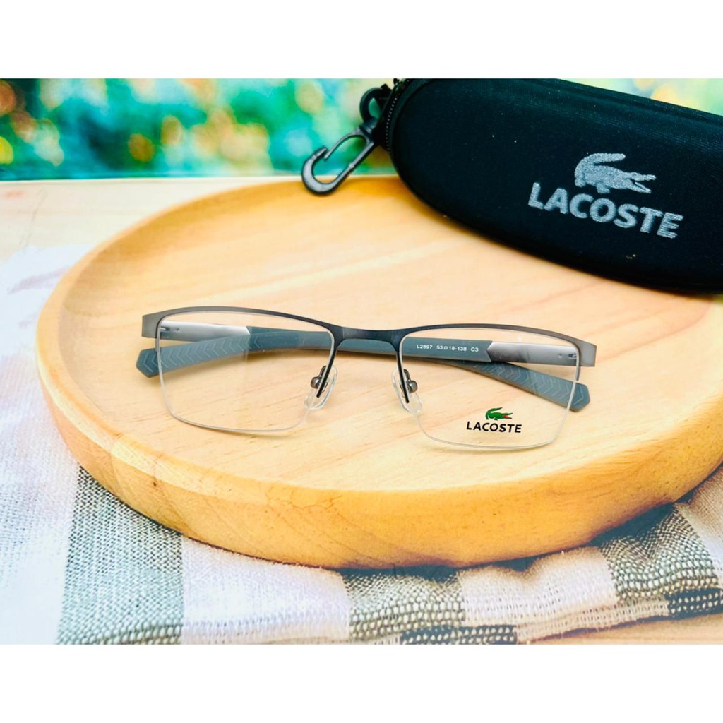 frame kacamata pria terbaru lacoste 2897
