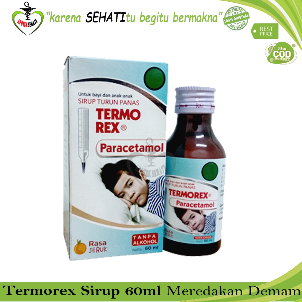 Termurah!! Termorex Paracetamol Sirup 60 Ml