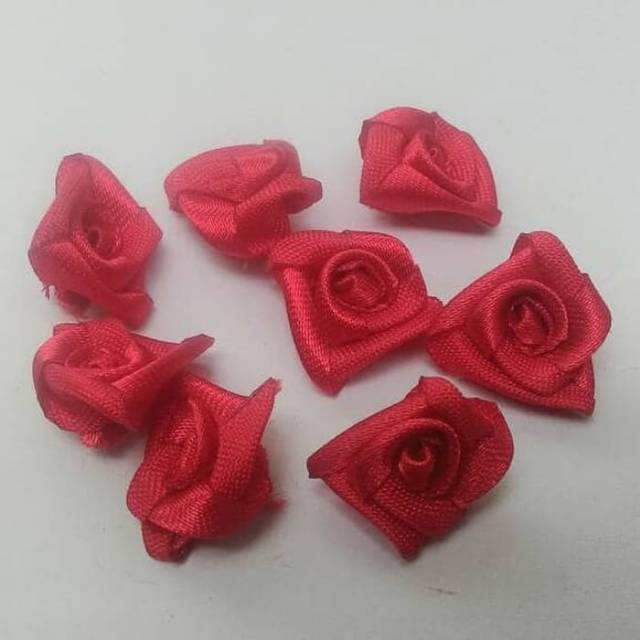 Isi 144 pcs bunga mawar rose 1/2 inch