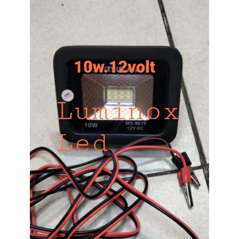 lampu sorot led dc 12v 10w 10watt / tembak led 10 watt 12volt 12 volt 10 w
