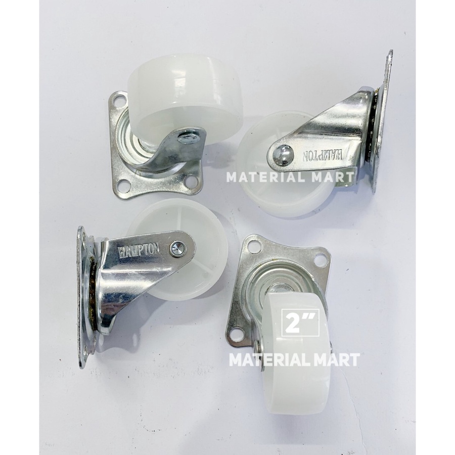 Roda Caster 2 Inch | Roda Lemari Etalase 2” | Roda Troli | Roda Kastor | Material Mart