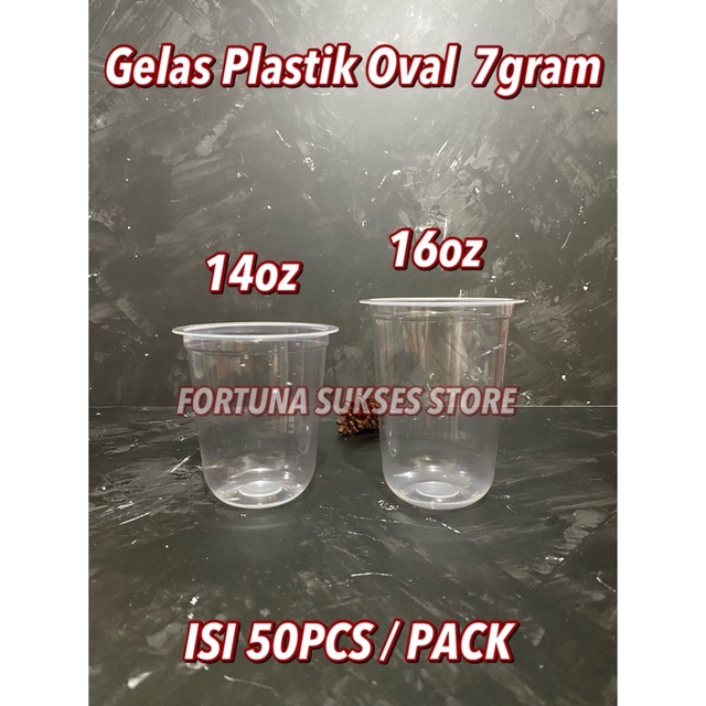 

Ukf5Pc6F4H (Kuliner.Kita) Gelas Plastik Pp Oval 14Oz 16Oz - Gelas Oval 16Oz - Gelas Oval 14Oz - U