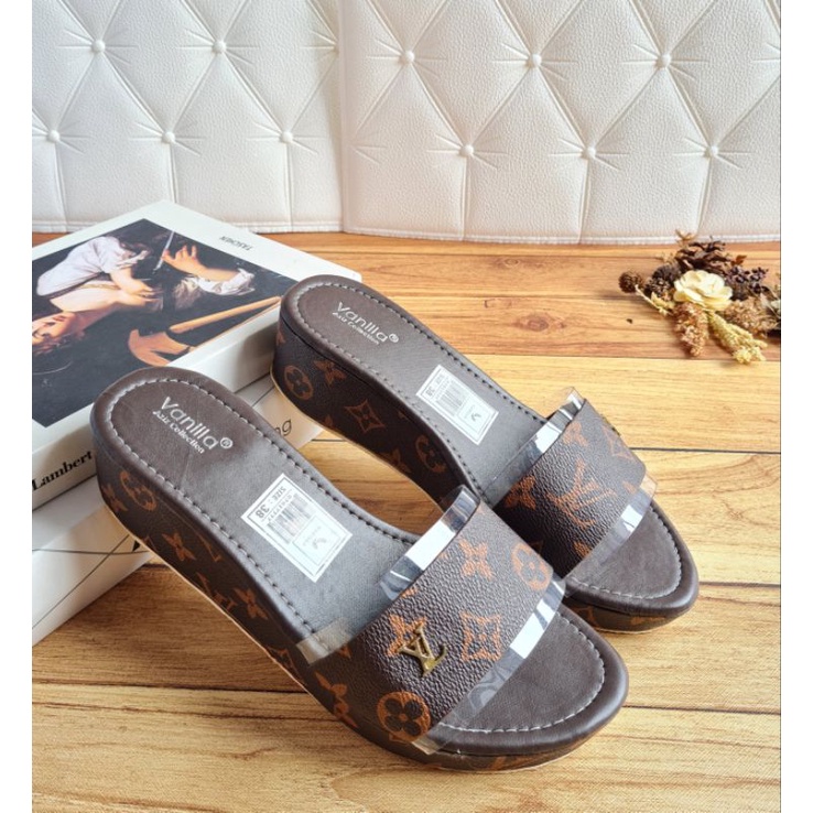 abbushoes Ph 12-new Wedges sandal kokop Lv wanita