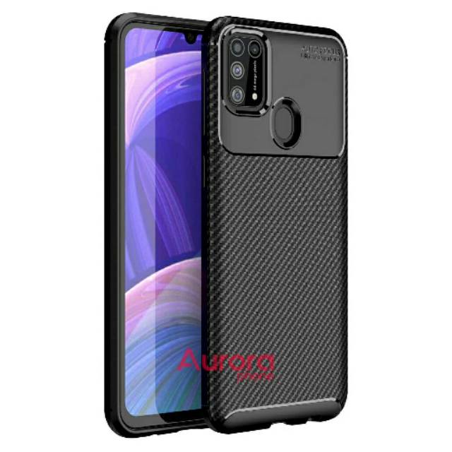 Casing Samsung Galaxy M31 Soft Case Autofocus Carbon