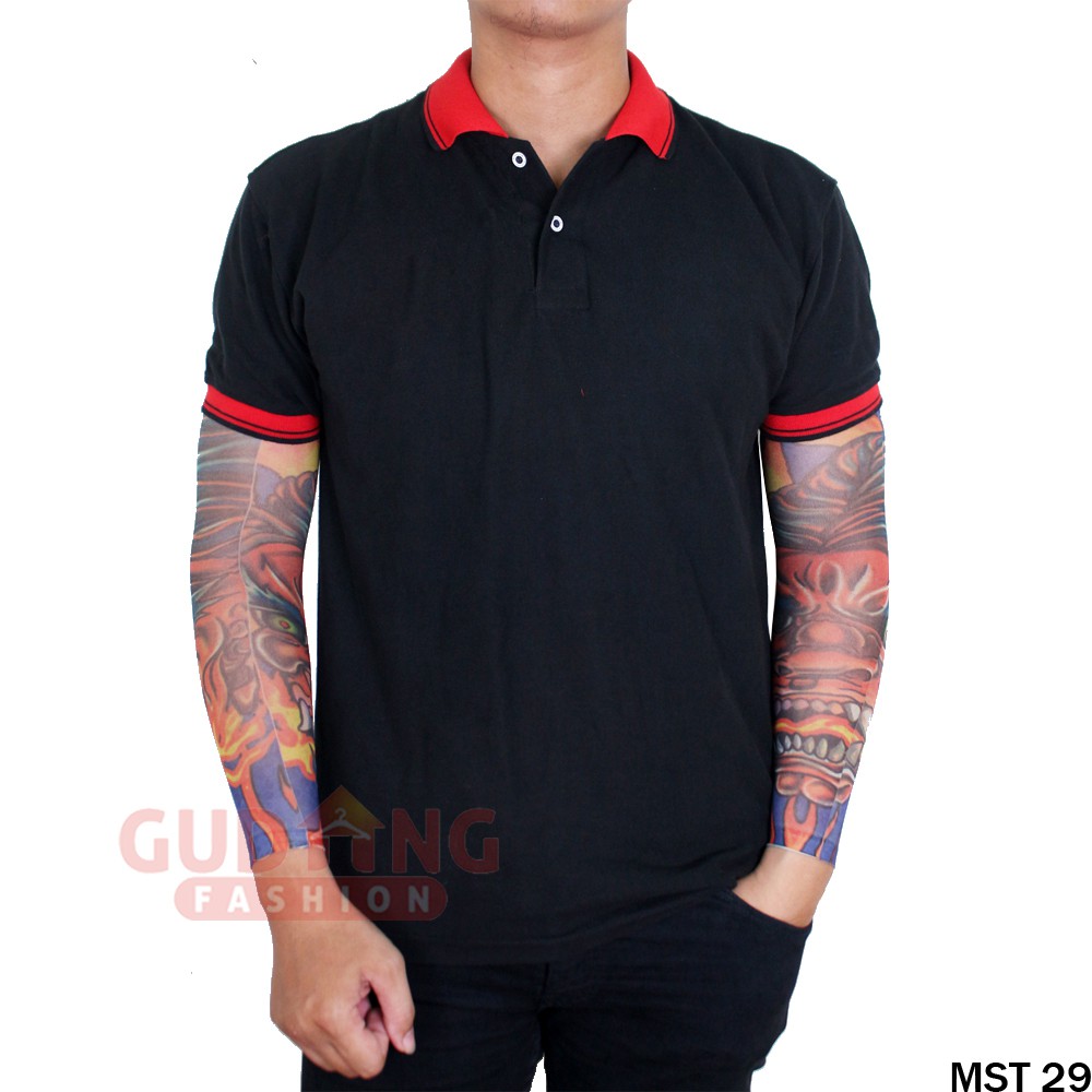 Manset Pria Lengan Panjang Motif Tattoo - MST 29