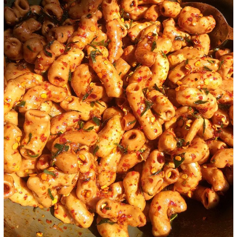 

makaroni bantet pedas daun jeruk