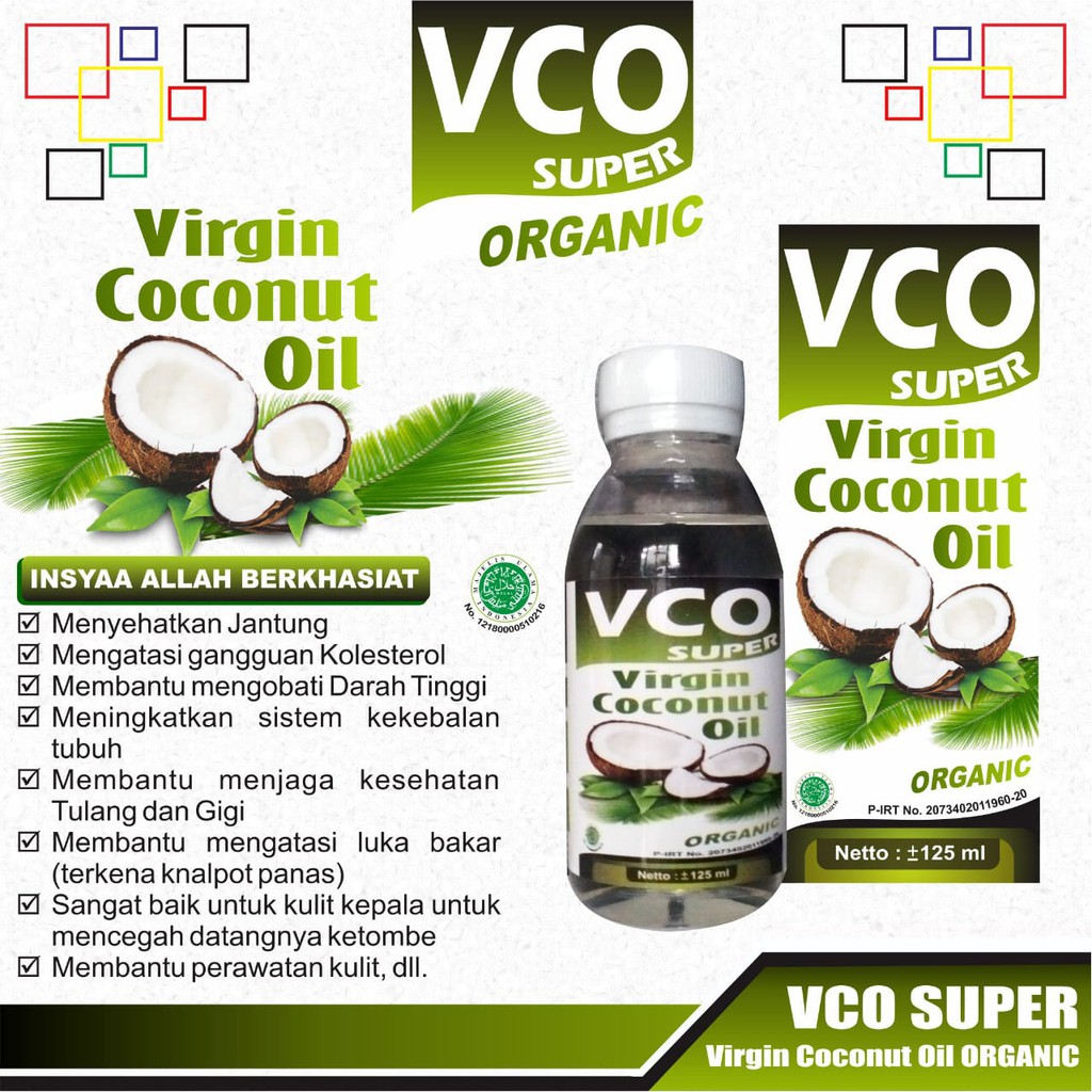 

VCO ANF Minyak Kelapa Murni Vico Virgin Coconut Oil 125ml