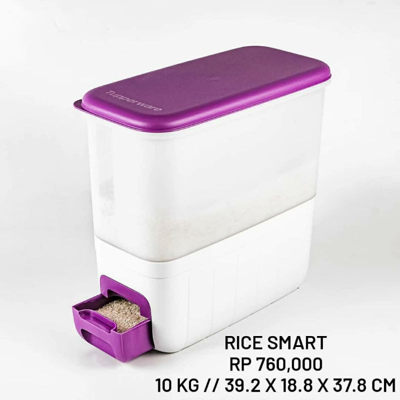 Rice Smart tupperware / wadah beras tupwr
