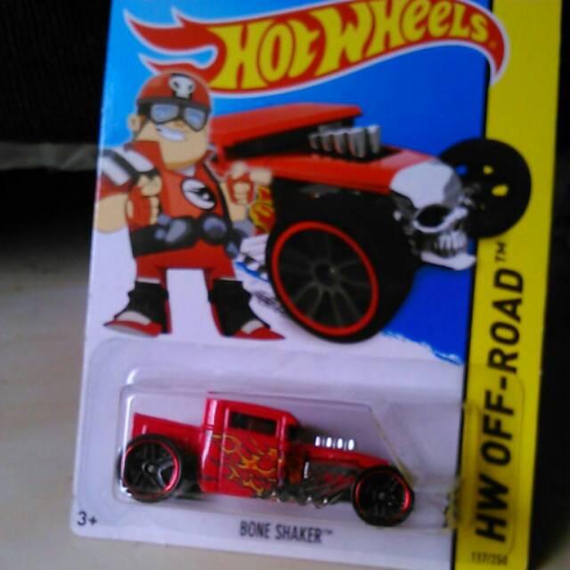 Hotwheels Bone Shaker Merah