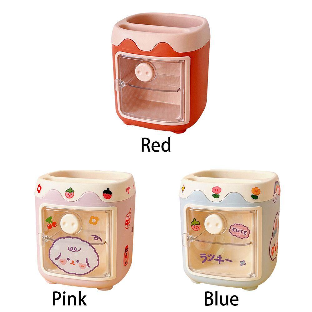 Preva Tempat Penyimpanan Kosmetik Multi Fungsi Desktop Organizer Make Up Brush Holder Tempat Pena