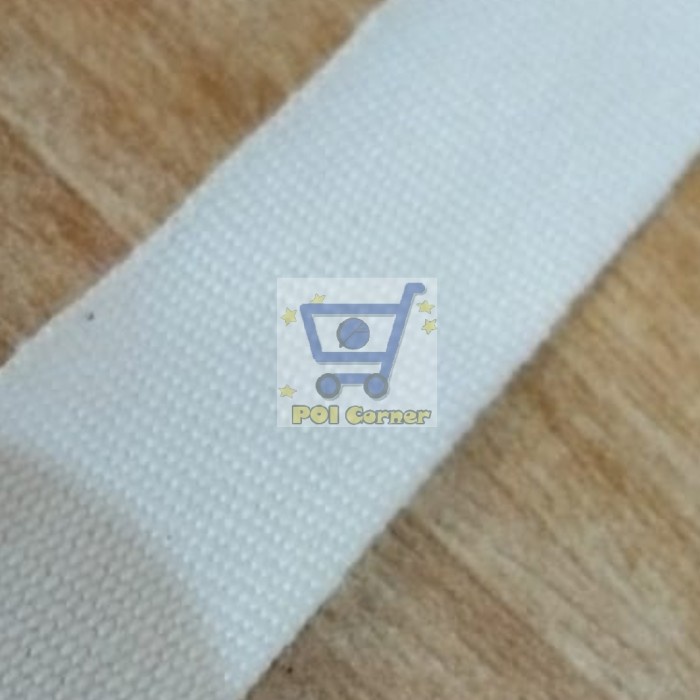 

Pita Katun Polos/ Twill Tape Label Polos Krem 4Cm 083