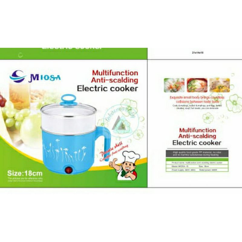 PANCI ELECTRIC COOKER / ALAT MASAK LISTRIK PORTABLE / PANCI MASAK PORTABLE LISTRIK MS 1801