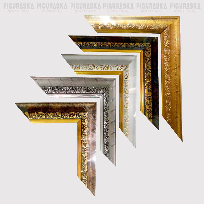 CERMIN DIDING / Kaca Miror / Cermin Gantung Rias / PIGURA CERMIN UK 30X50CM By Piguraska!-3