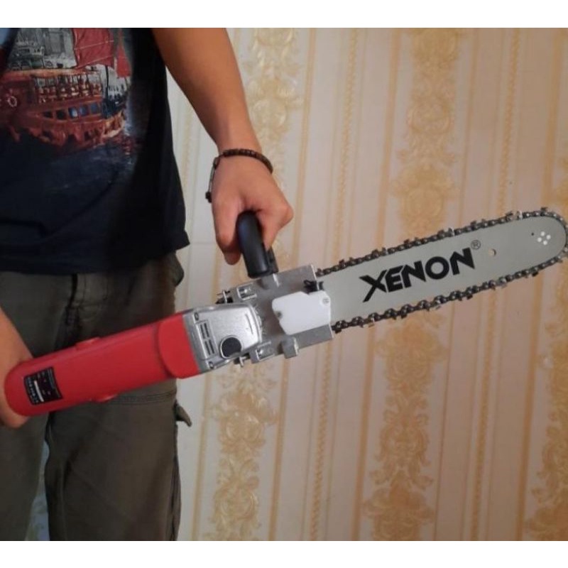 XENON chainsaw mini Adapter Dudukan gerinda 12inc