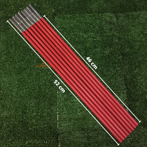 FRAME TENDA FIBER BORNEO MERAH UKURAN 9,5MM x 52CM