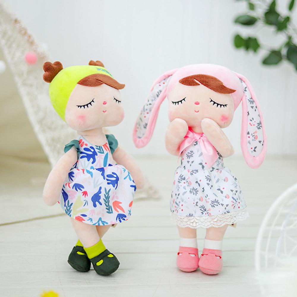 Timekey 2021 Original Metoo Mainan Boneka Stuffed Plush Kelinci Angela Untuk Bayi / Anak Perempuan F7U1