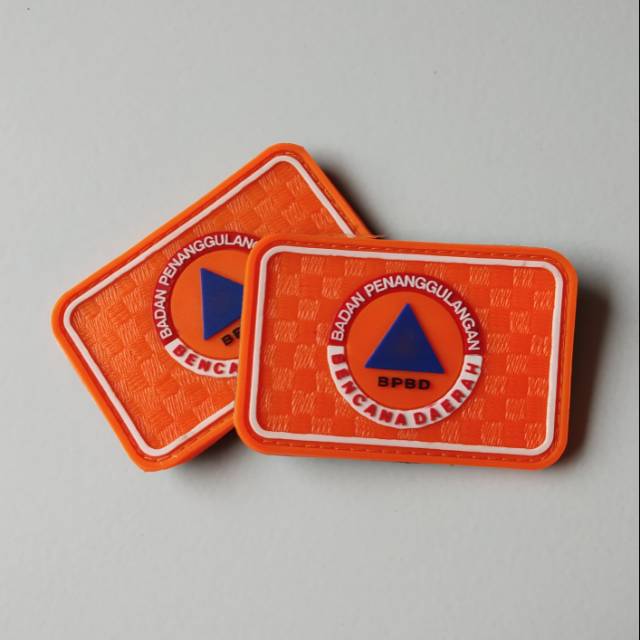 patch rubber BPBD/BNPB/TIM-SAR/BASARNAS/tempelan karet emblem