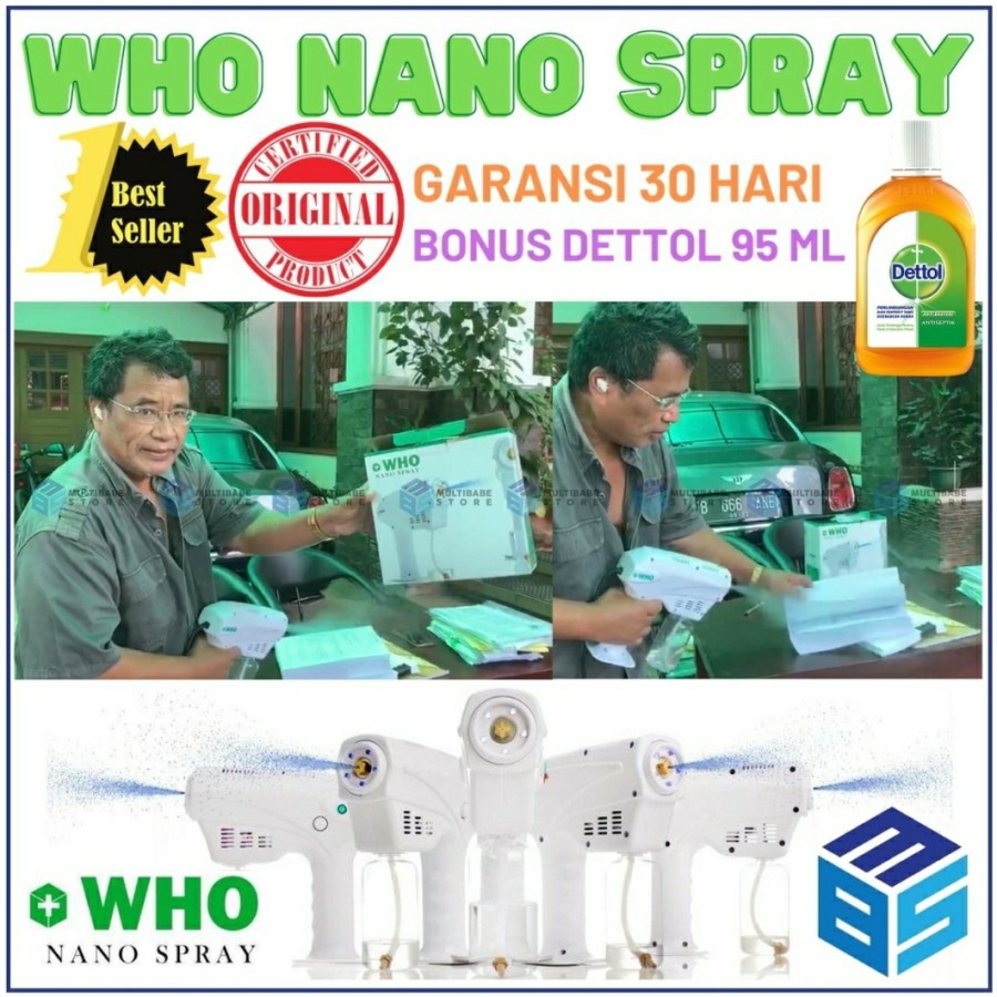 WHO NANO SPRAY GUN DISINFECTANT ANTI VIRUS