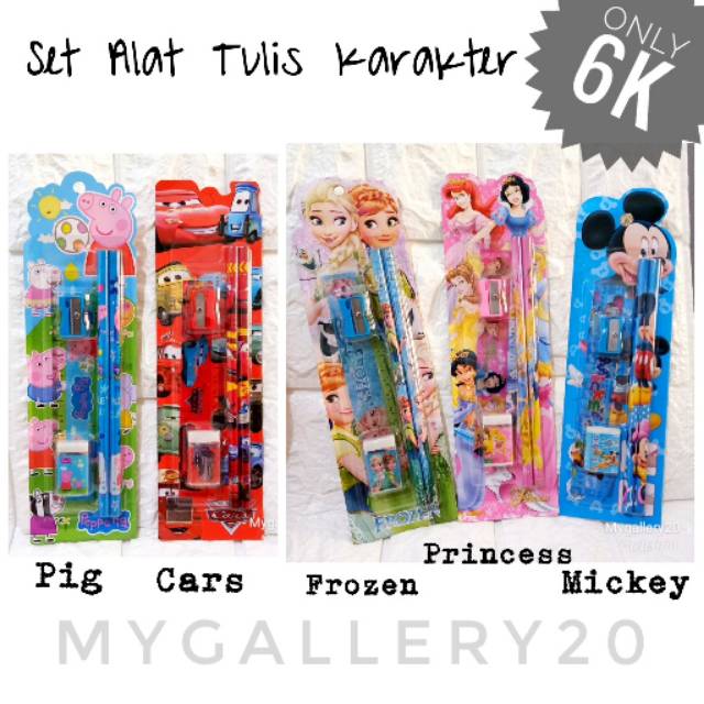 

Set Alat tulis Anak Karakter