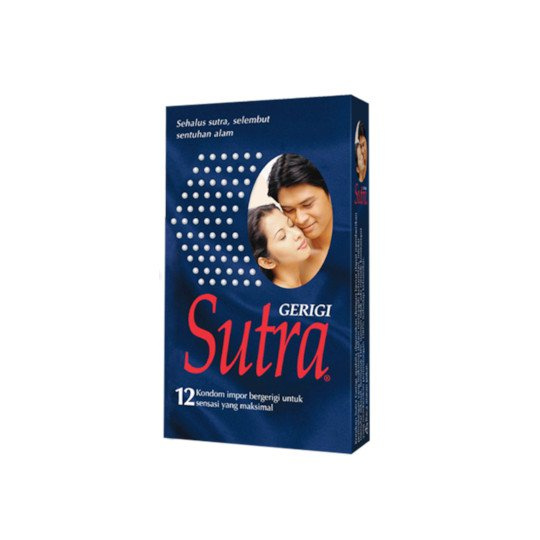 Kondom Sutra Gerigi (Biru) Isi 12 Pcs