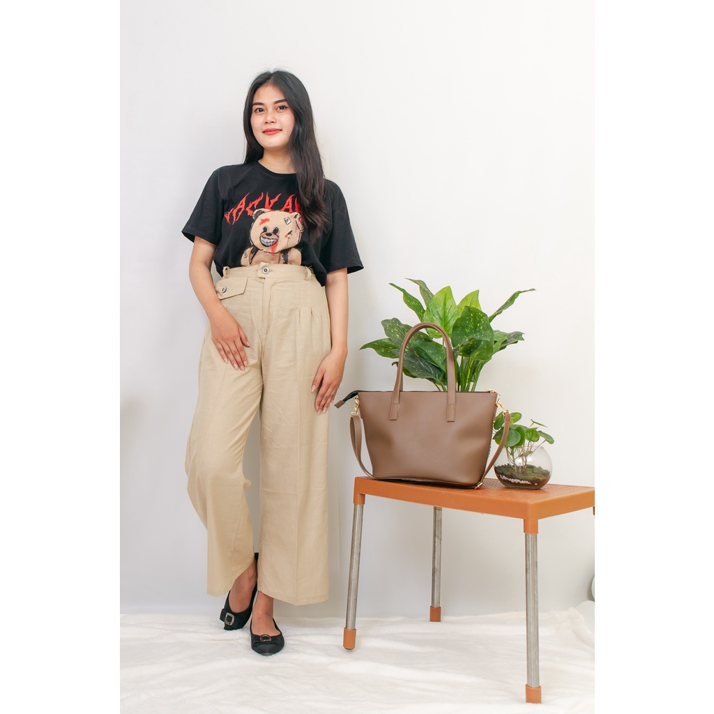 Celana Kulot Highwaist 001#