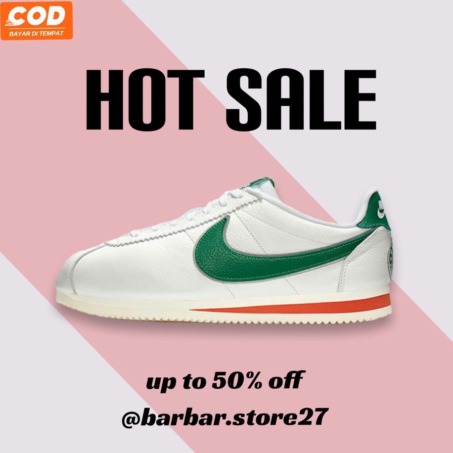 NIKE CORTEC CLASSIC QS HH STRANGER THINGS HAWKINS HIGH SCHOOL SHOES UNISEX/SEPATU SNEAKERS PRIA DAN 