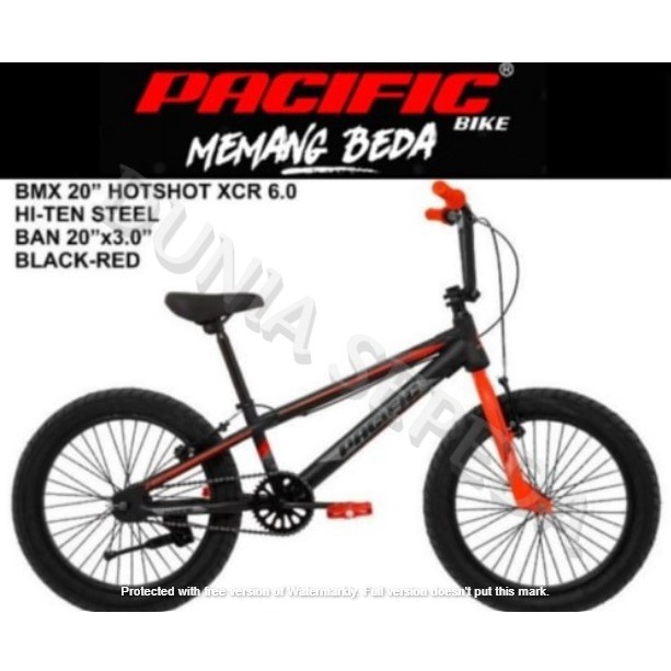 SEPEDA BMX 20 INCH PACIFIC HOTSHOT XCR 6.0 BMX PACIFIC HOT SHOT XCR
