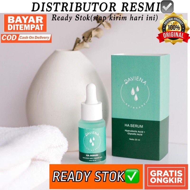 Ready stok serum Ha serum booeng Daviena Skincare | GLOW Daviena |Glowing Daviena|Acne Daviena |Gold