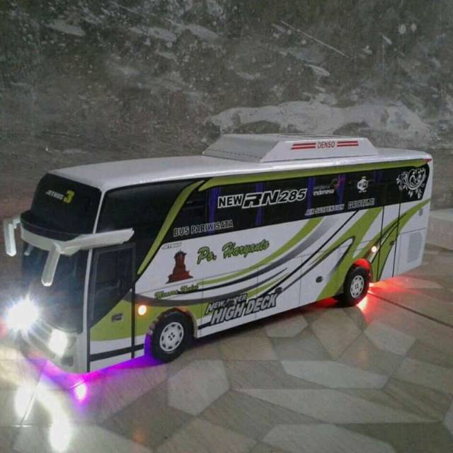 Miniatur bus besar haryanto jetbus 3