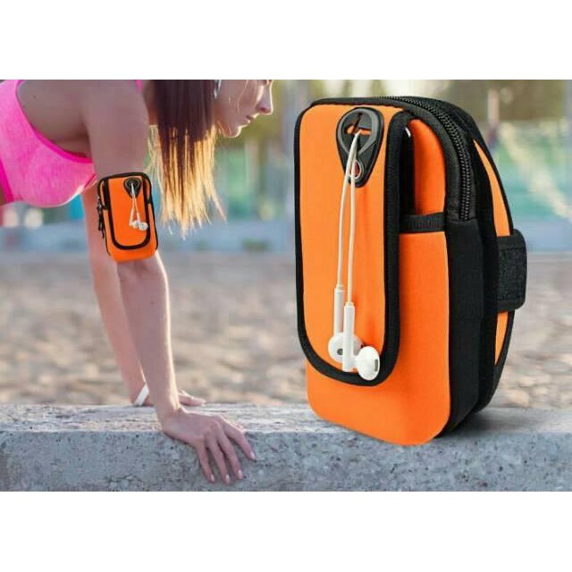 Tas Lengan Olahraga / Tas Jogging Lengan / Tas Sport Lengan / Tas HP / Dompet HP Waterproof - MCY-331