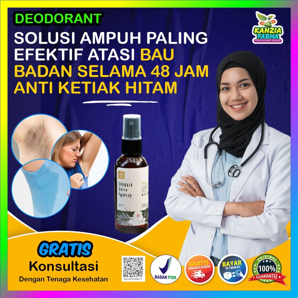 Obat Penghilang Bau Badan Ketek Ketiak Basah Hitam Anti perspirant Deodorant Deodoran Antiperspirant