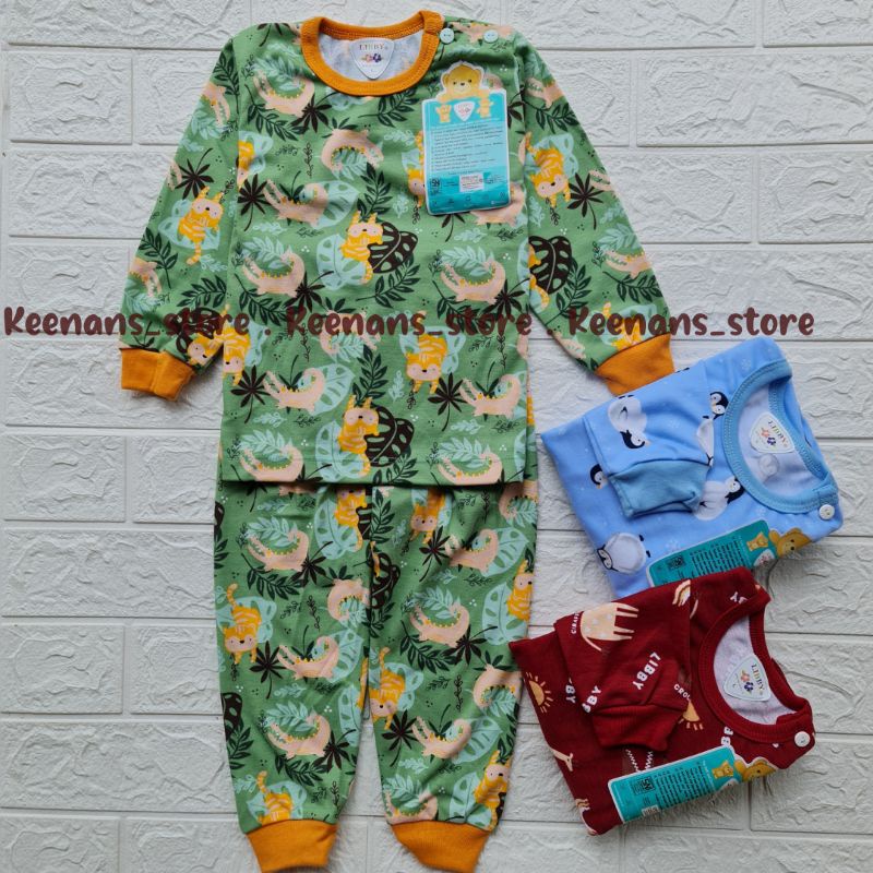 Libby baby animal wildness animal dreamland sablon boy new batik boy set panjang size S,M,L