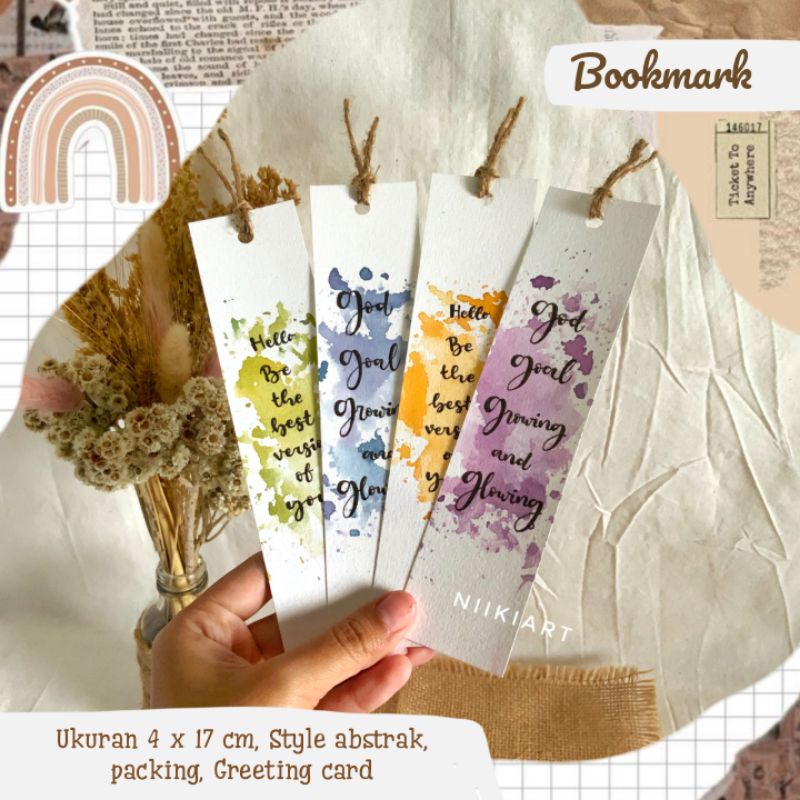 

Pembatas buku | Bookmark | Kado wisuda, Ultah