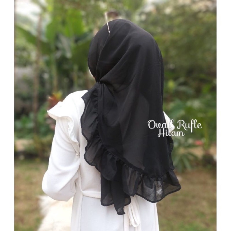 INNARA | Pashmina OVAL RUFFLE KARET