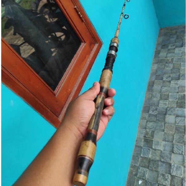 Joran replika bambu waregu bahan fiber