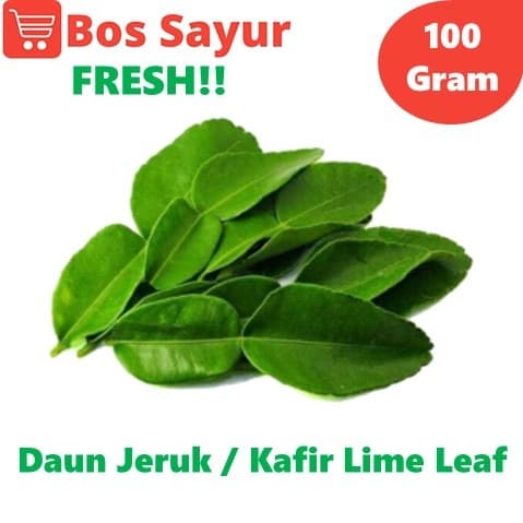 

Daun Jeruk / Kafir Lime Leaf - Bos Sayur - 100 Gram