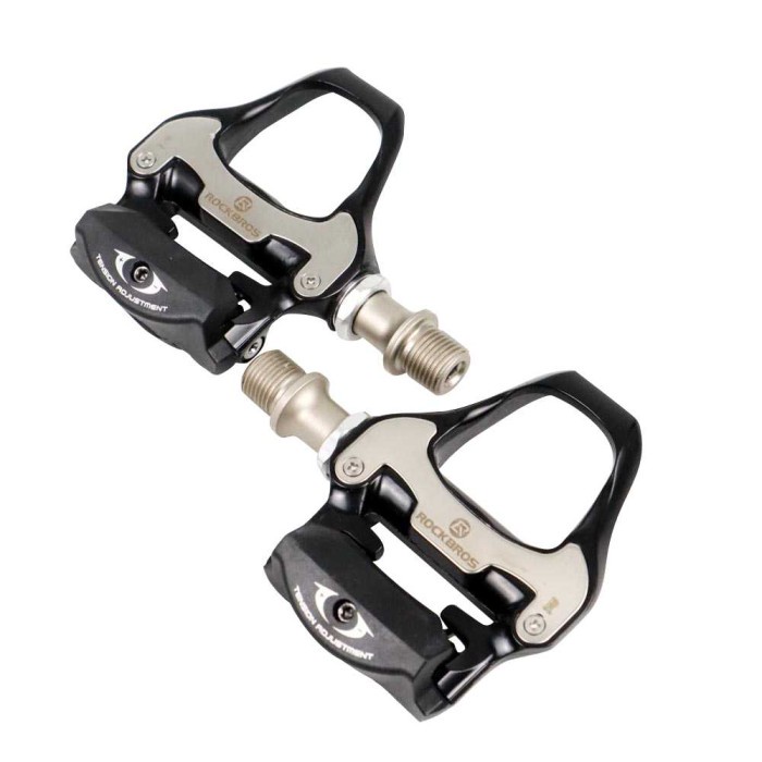 Kunci Sepatu Pedal Sepeda Self-locking Pedal 2PCS Rockbros - SPD-SL - Silver
