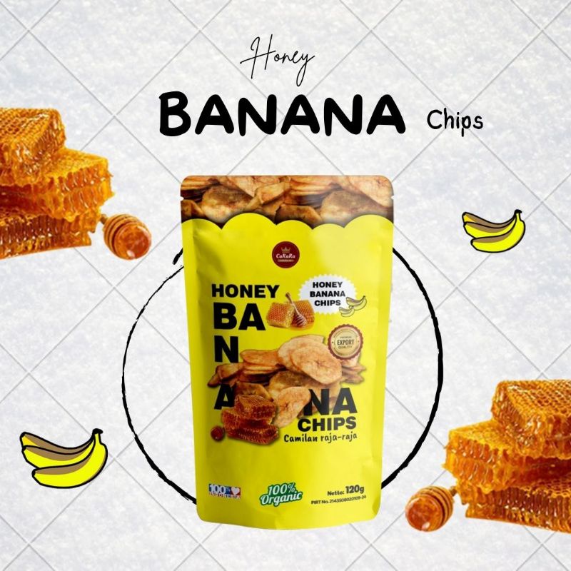 

TERLARIS 2022 Honey Banana Chips 120g CARARA