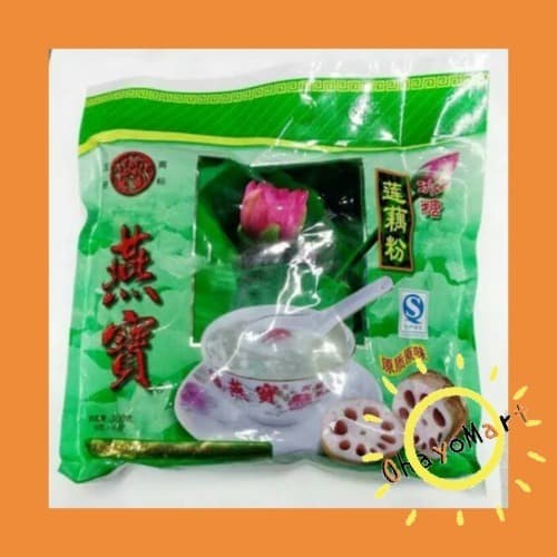 

Lainnya-Minuman-Bubuk- Yan Bao Minuman Serbuk Akar Teratai/ Rock Sugar Lotus Root Starch 300G