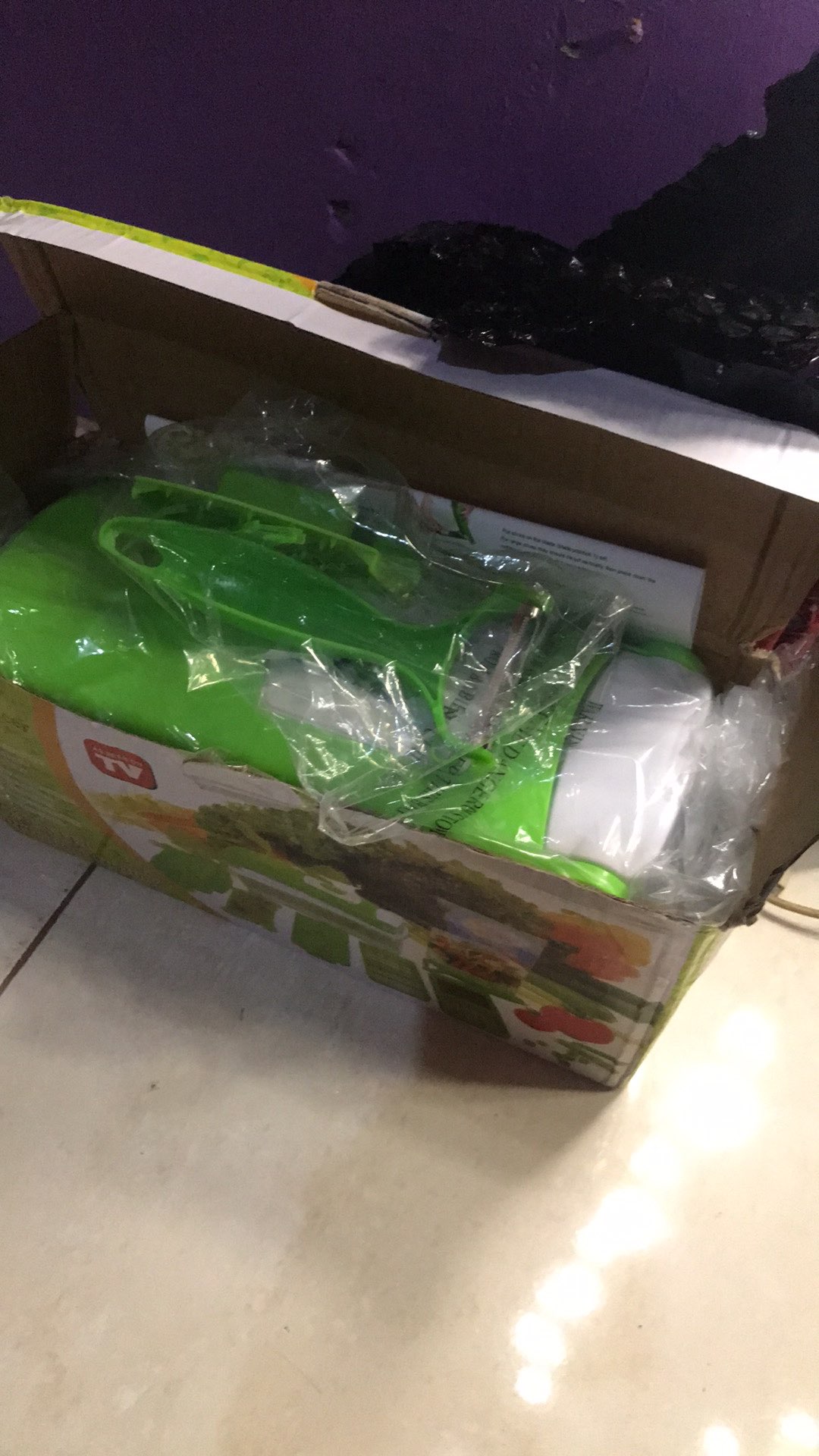 Ori Parutan Box Genius Nicer Dicer/alat Pemotong Buah Sayur
