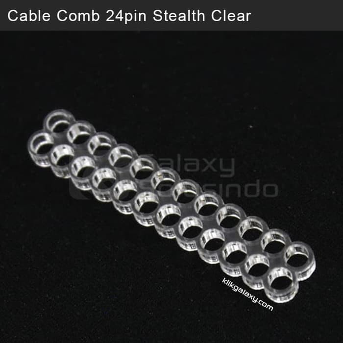 Cable Comb ATX 24 Pin Stealth   Clear