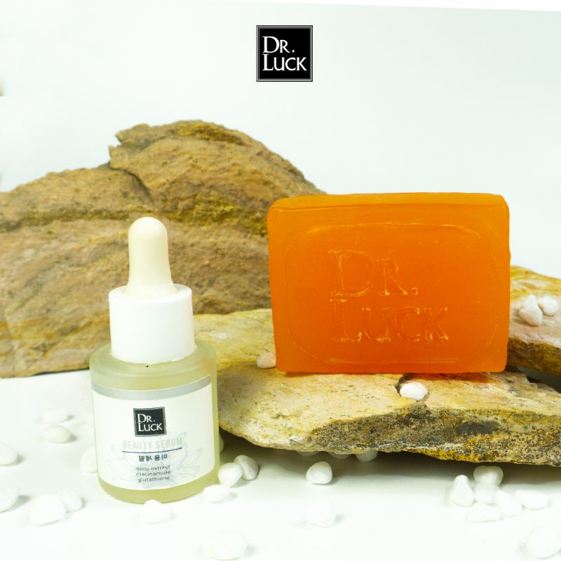 Dr Luck Paket Bundling beauty serum + teen soap | sincare jerawat bpom aman | sabun jerawat | serum 