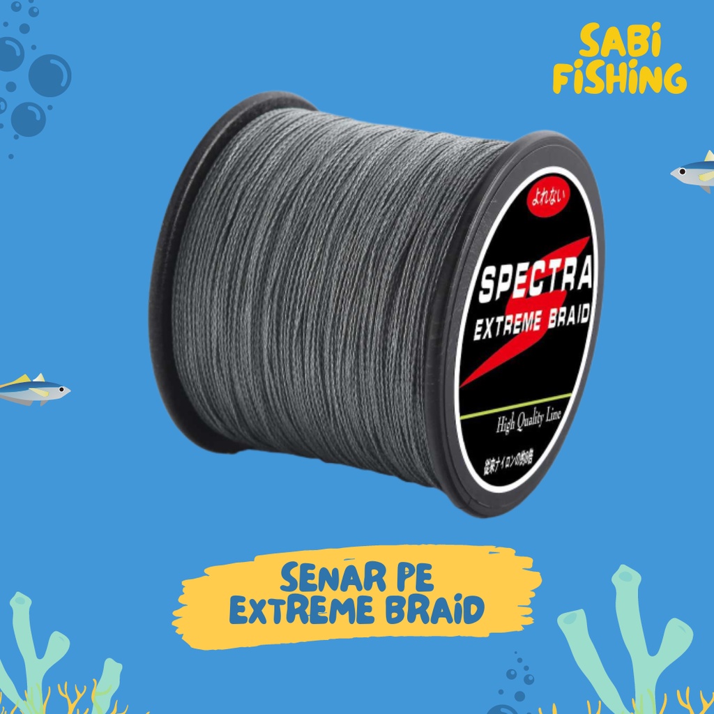 SENAR BENANG TALI PANCING SERAT BRAIDED HIGH QUALITY SPECTRA