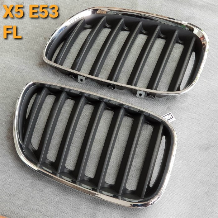 grill BMW X5 E53 Facelift thn 04-06 chrome black {Part by BMW Speciall Part}