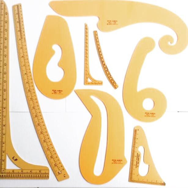 

xS2Code HOT SALE!! Paket penggaris Polaris pola 9 set!!(U1Q8) (Kekinian)