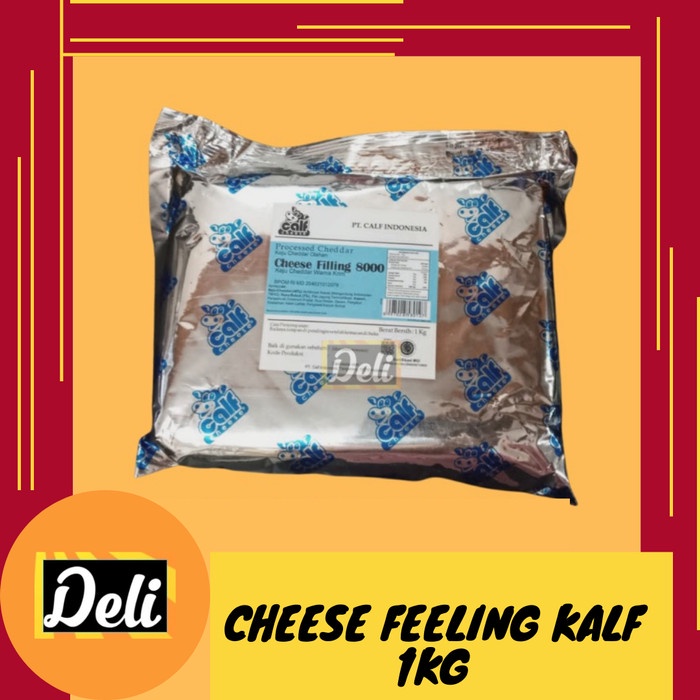 

Calf Keju Cheddar Isian Roti Filling 8000 1kg Pouch